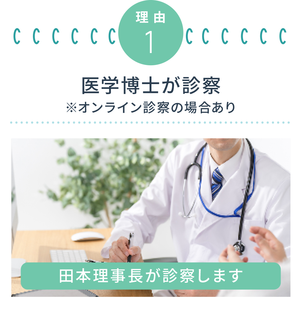 医学博士が診察